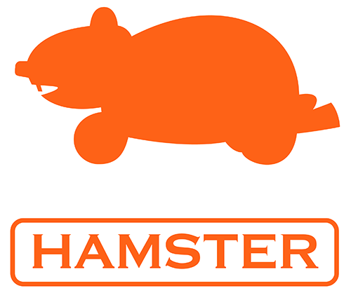 「ハムスター」ロゴ